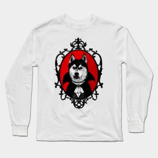 'Count Dogula' Dracula Vampire Long Sleeve T-Shirt